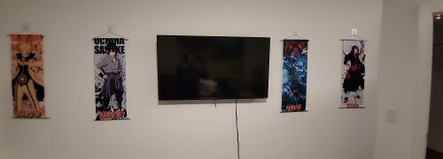 Naruto Canvas Print With Rolling Frame 70×30cm Itachi Kakashi Minato