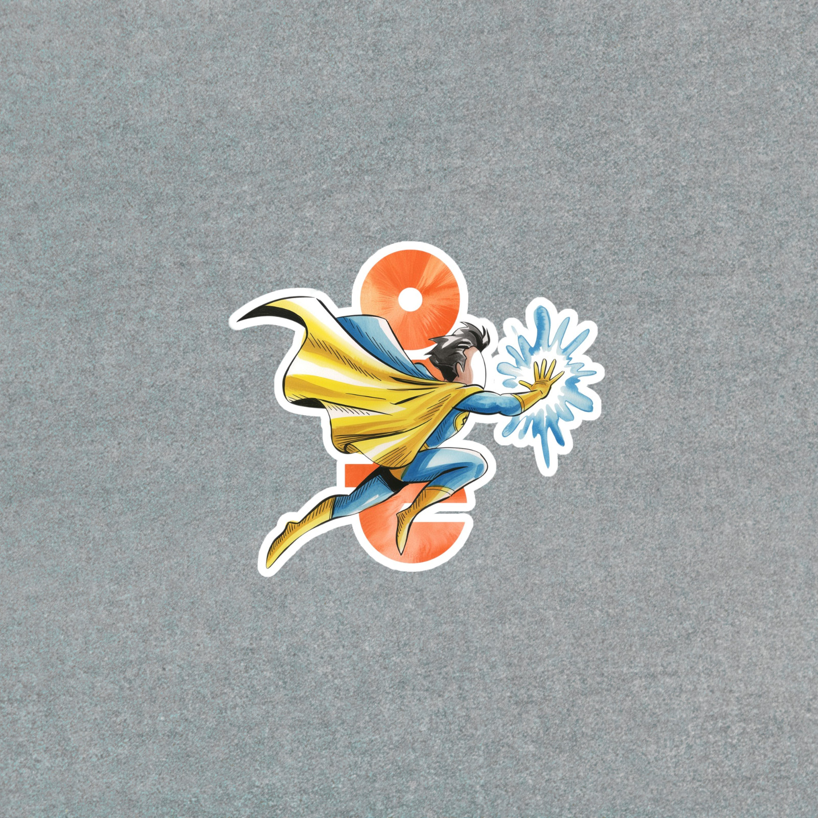 Dynamic Hero Waterproof Vinyl Sticker Superhero Action Art Decal #6843