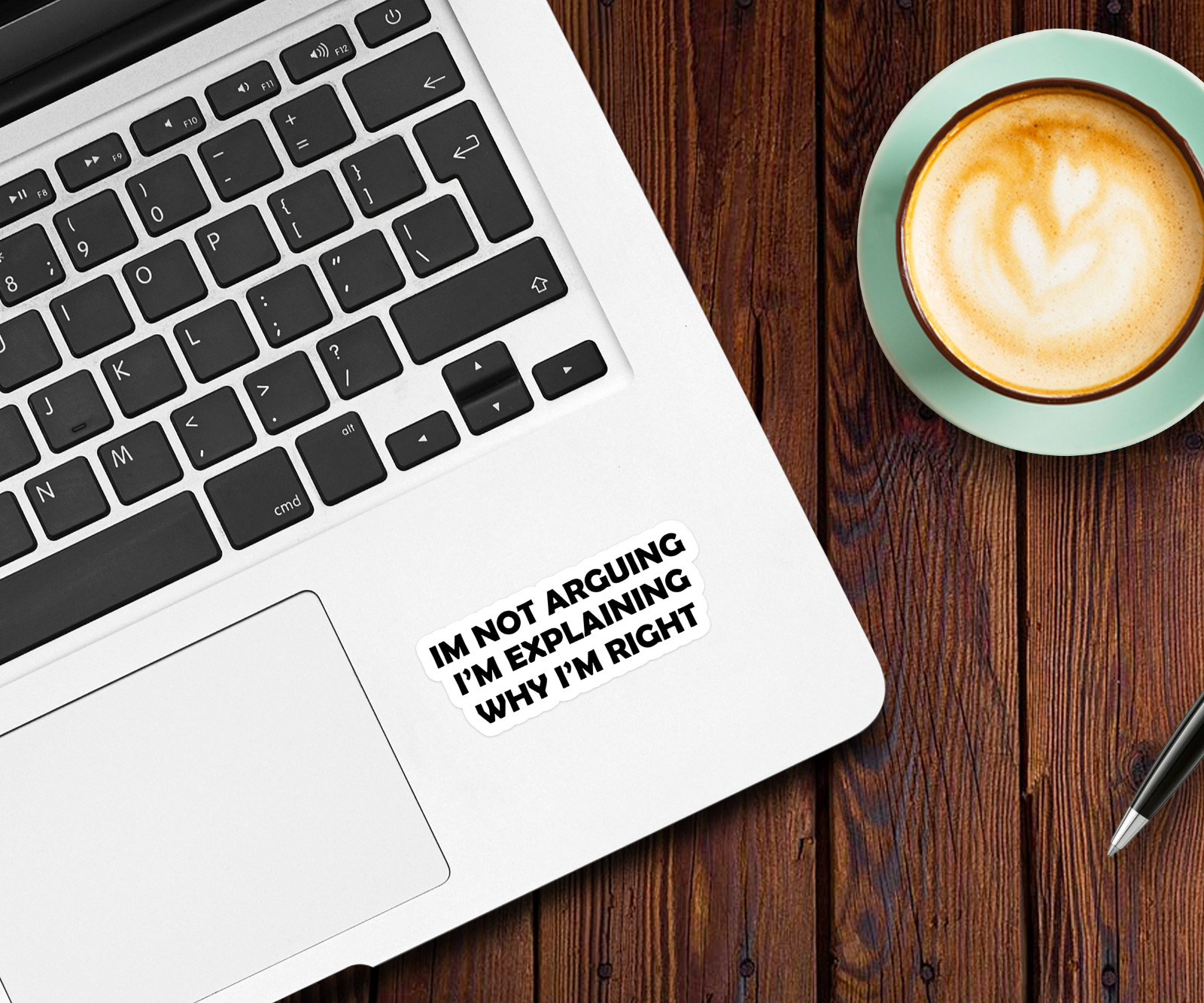 I’m Not Arguing I’m Explaining Why I’m Right Vinyl Sticker – Funny Sarcastic