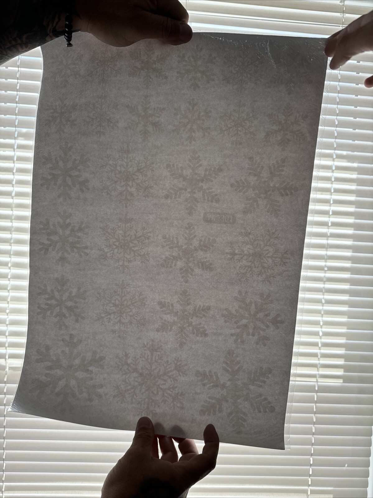200+PCS 6-Sheets Snow Flake, Bells, Etc Decals
