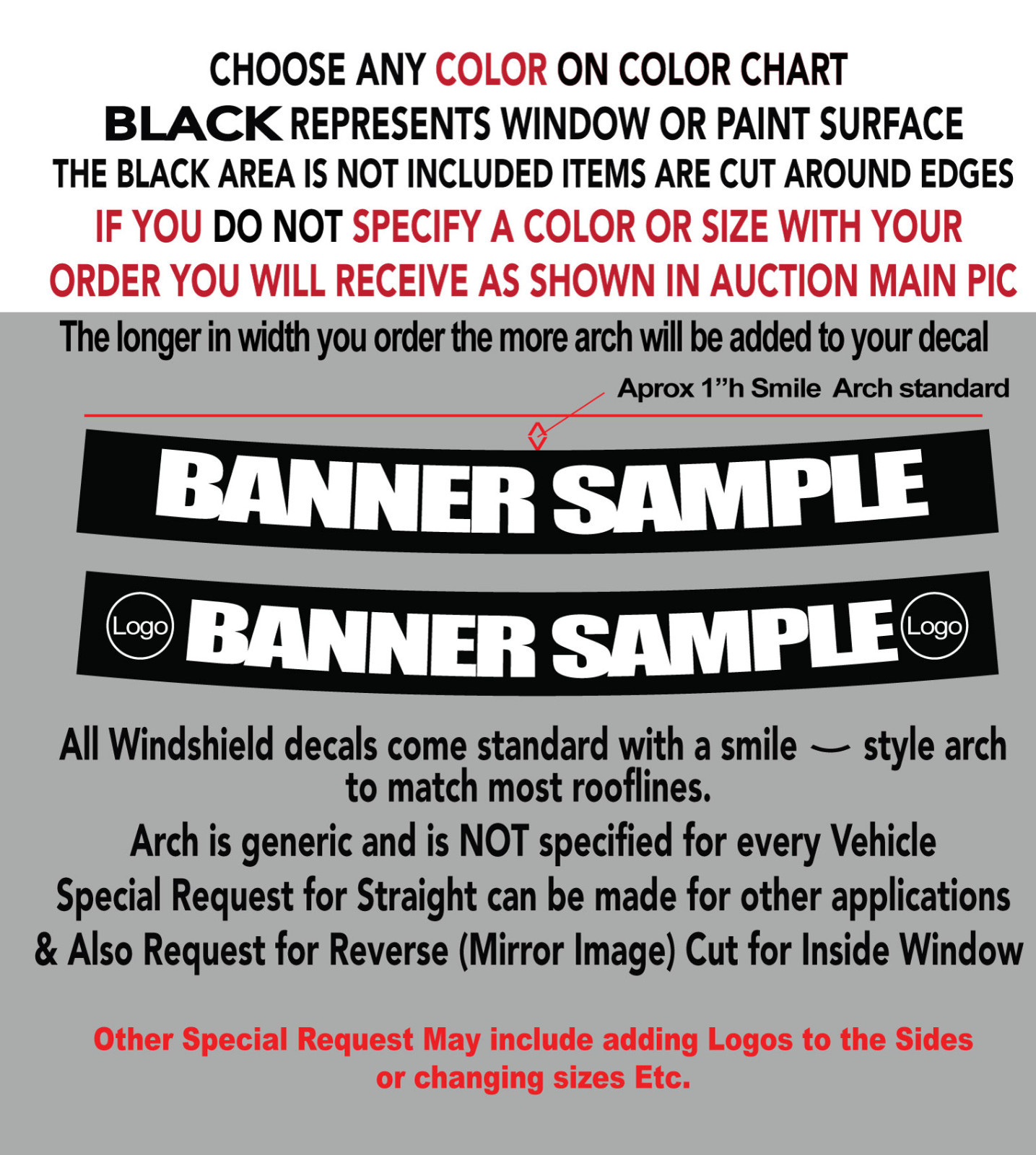 C7 CORVETTE Stingray WORD WINDSHIELD DECAL STICKER 44″w x3″h Any 1 Color