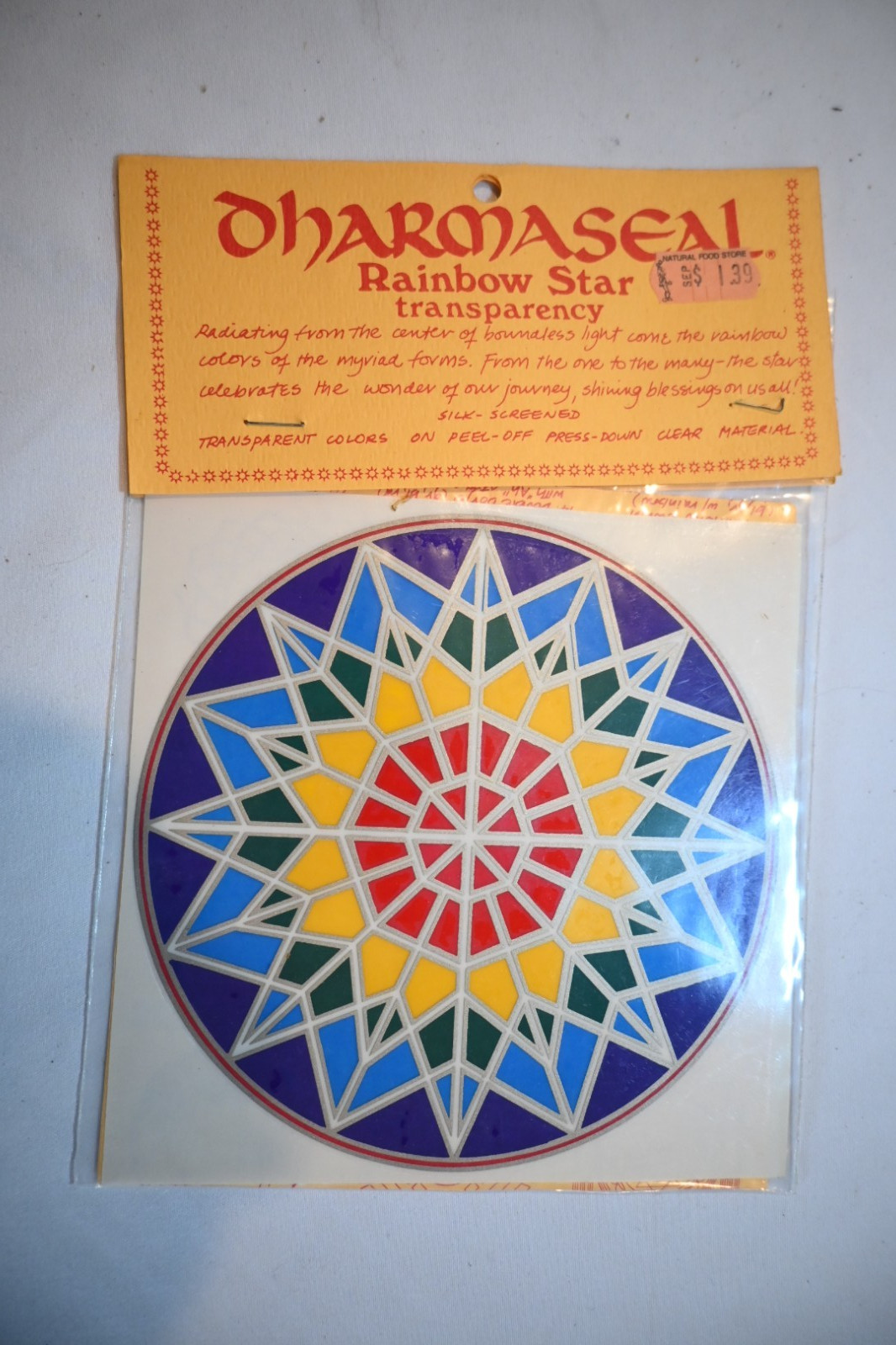 Dharmaseal Transparency for Windows, Vintage – Lot of 3 – 1970s