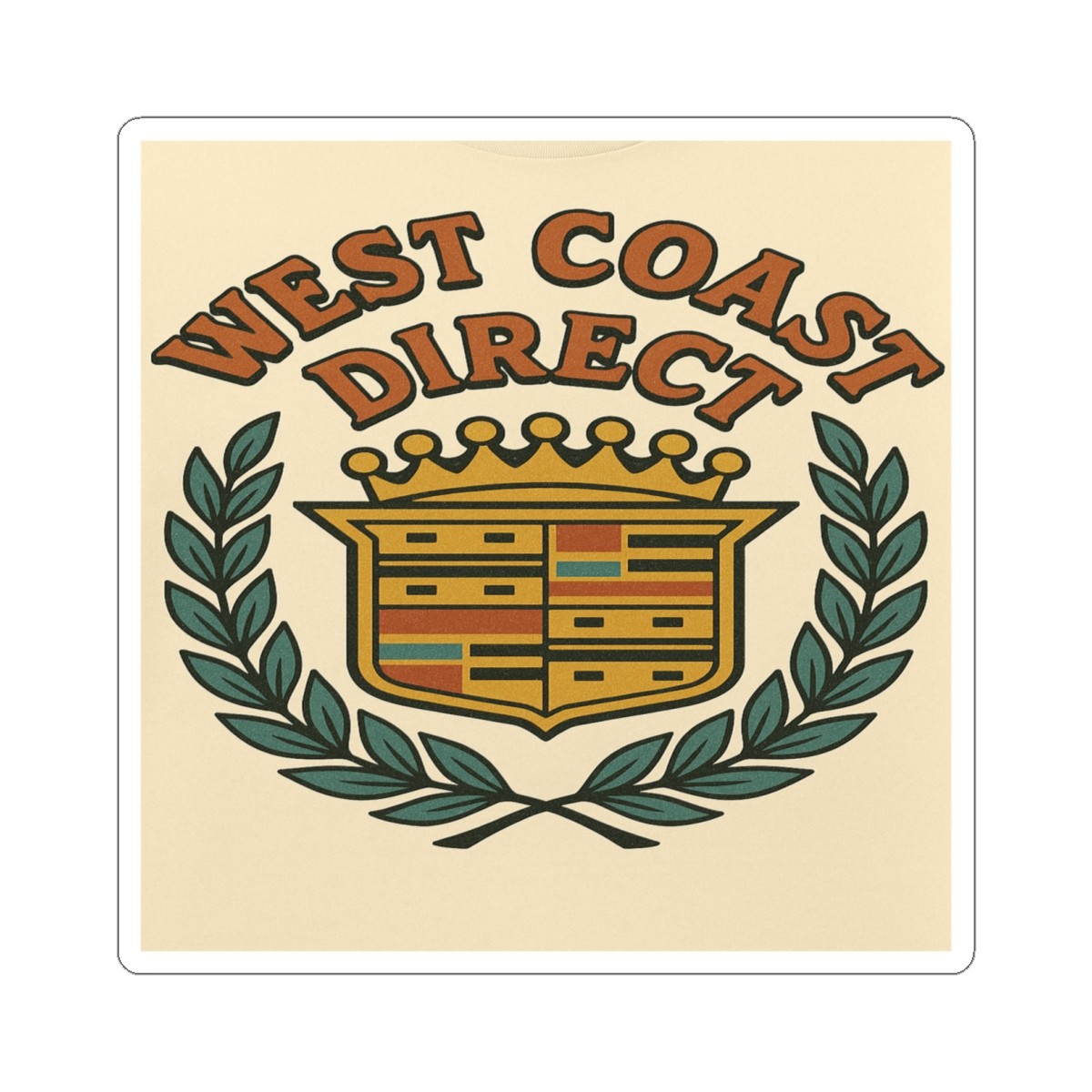 West Coast Direct Cadillac’n WCD Original Sticker