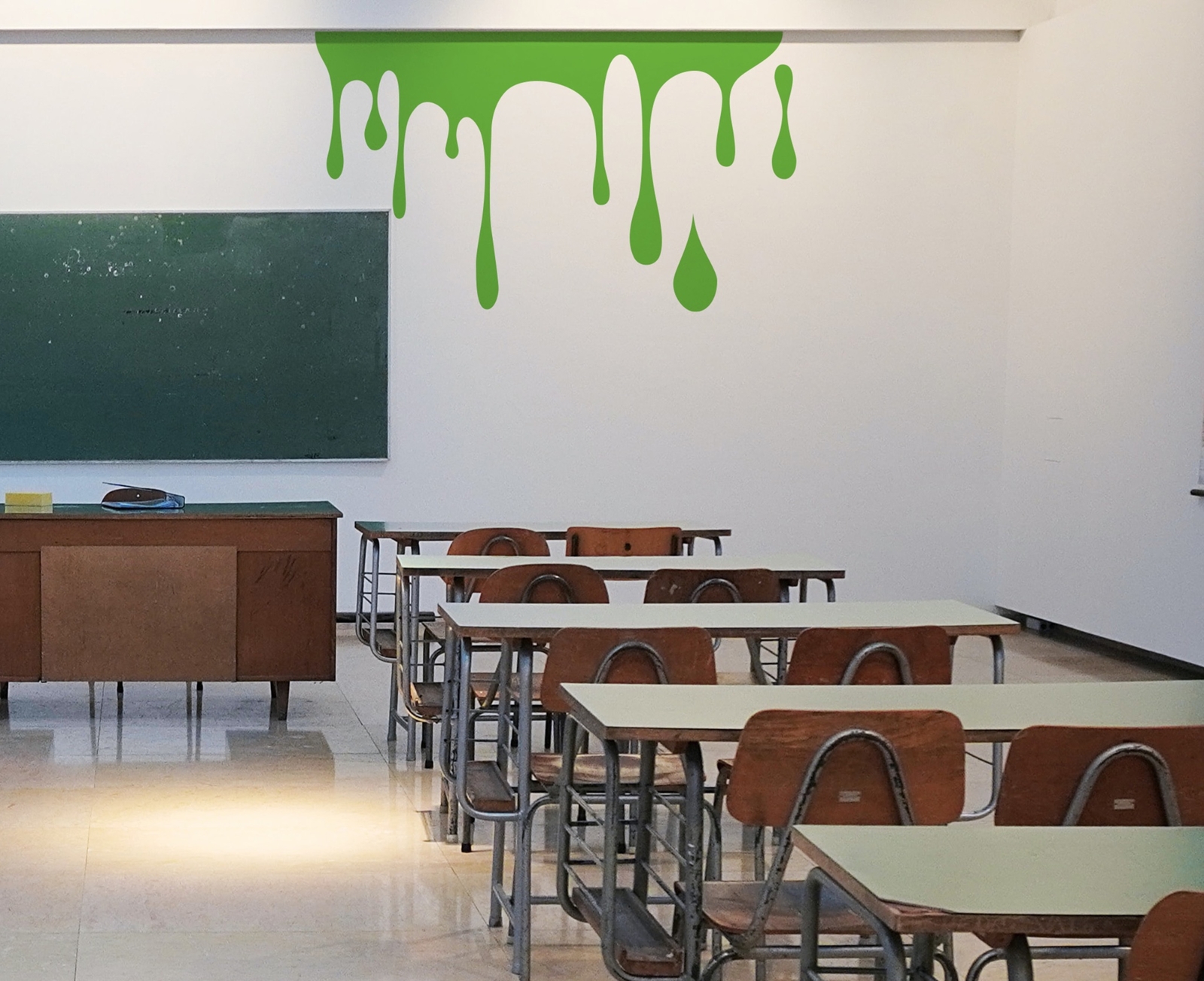 Slime Wall Decal Sticker. Paint Dripping Wall Decal. Kid’s Birthday Decor. #695