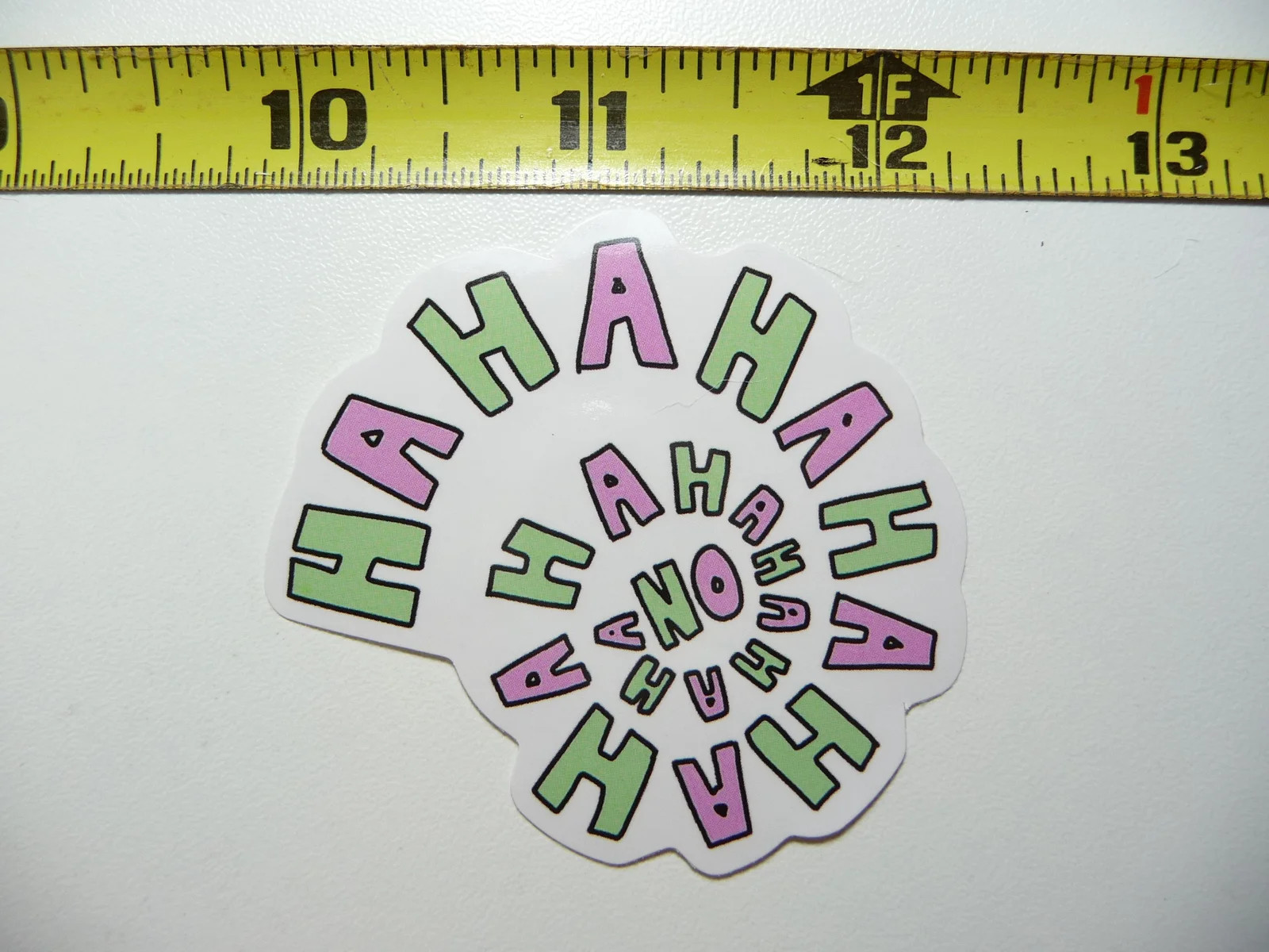 HA HA HA NO SMALL STICKER DECAL FUNNY SARCASM SARCASTIC SAYING FUNNY