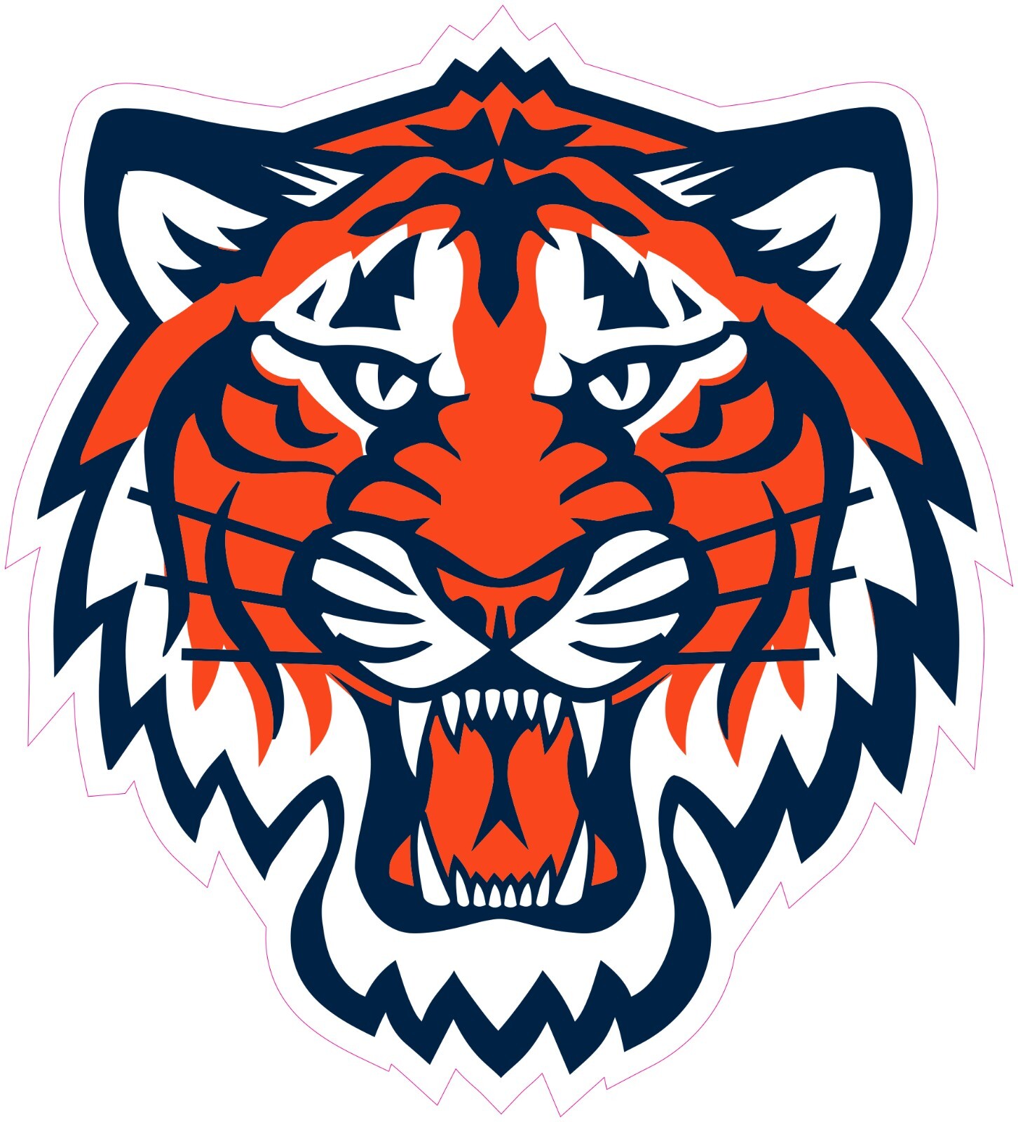 Detroit Tigers Vinyl Decal Sticker Car Truck Bumper Tumbler Mug