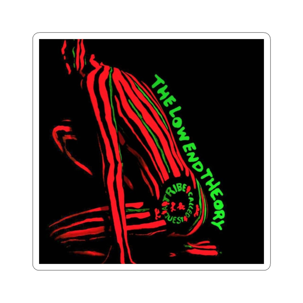 A Tribe Called Quest The Low End Theory Album Cover Kiss-Cut Sticker