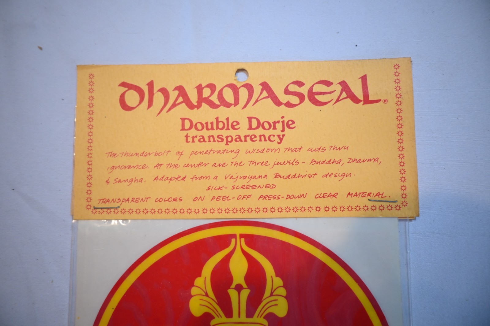 Dharmaseal Transparency for Windows, Vintage – Lot of 3 – 1970s