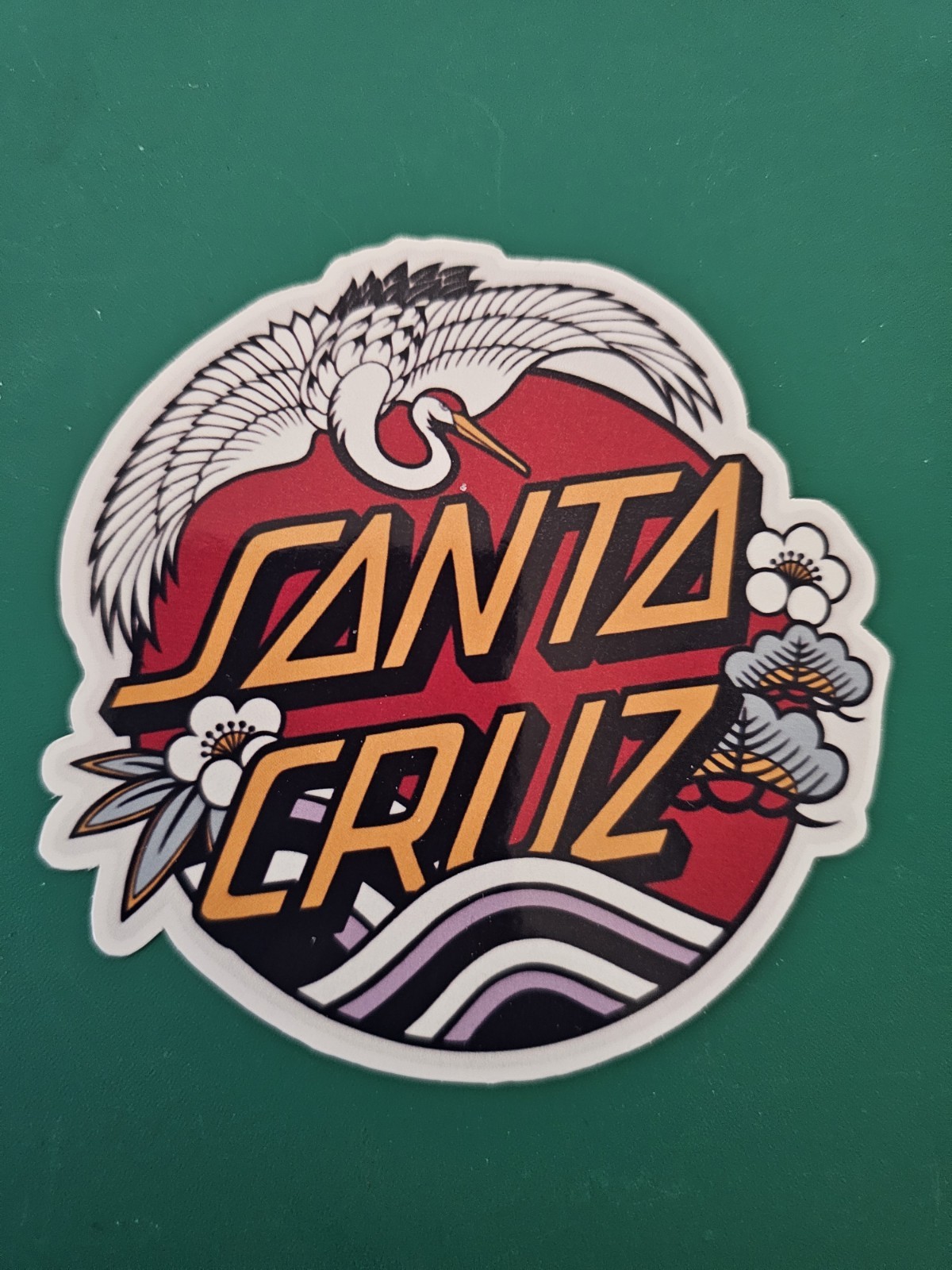 Santa Cruz Crane Dot 4″ Sticker