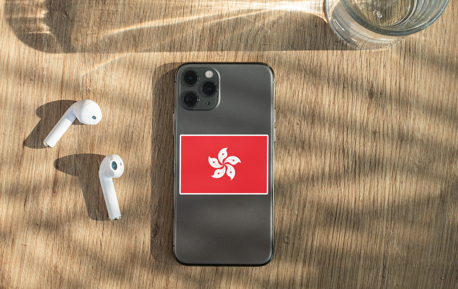 Hong Kong Flag Sticker Decal
