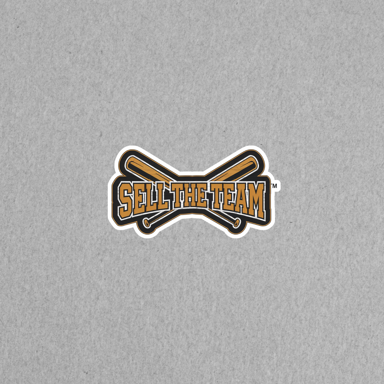 Sell The Team Baseball Bats Sports Logo Sticker – Funny Fan Gift Idea #3800