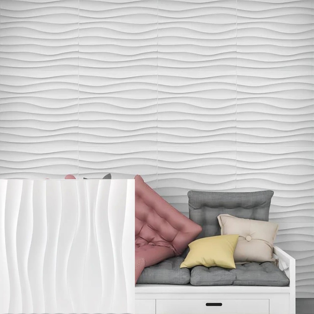 3D Effect Wall Sticker 3D Wall Panel Flame-retardant Minimal Maintenance