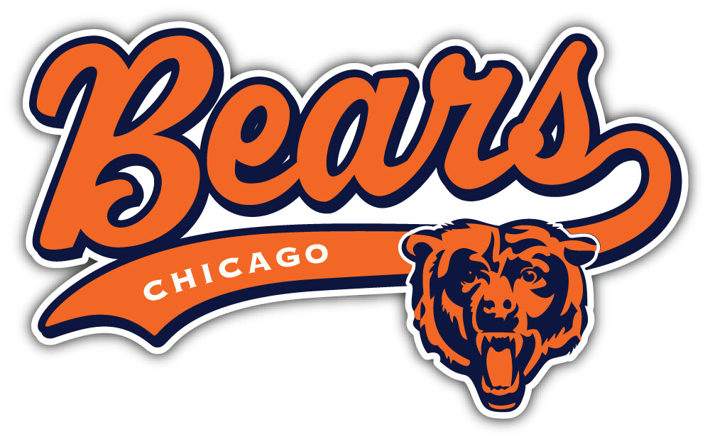 Chicago Bears NFL Football Sport Logo Car Bumper Sticker Decal ”SIZES”