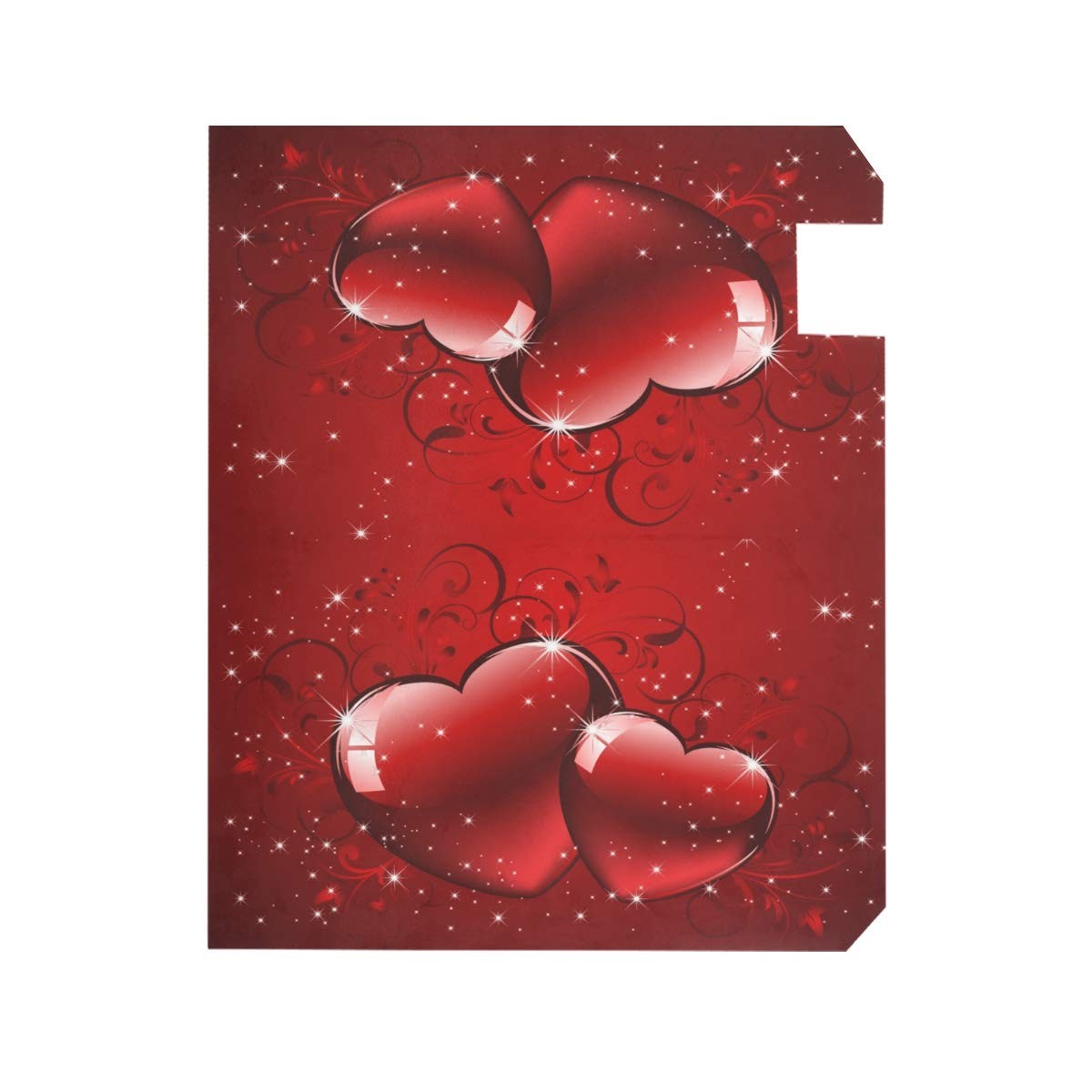 WOOR Valentines Glitters Love Hearts Magnetic 20.8×18 inch Standard Size