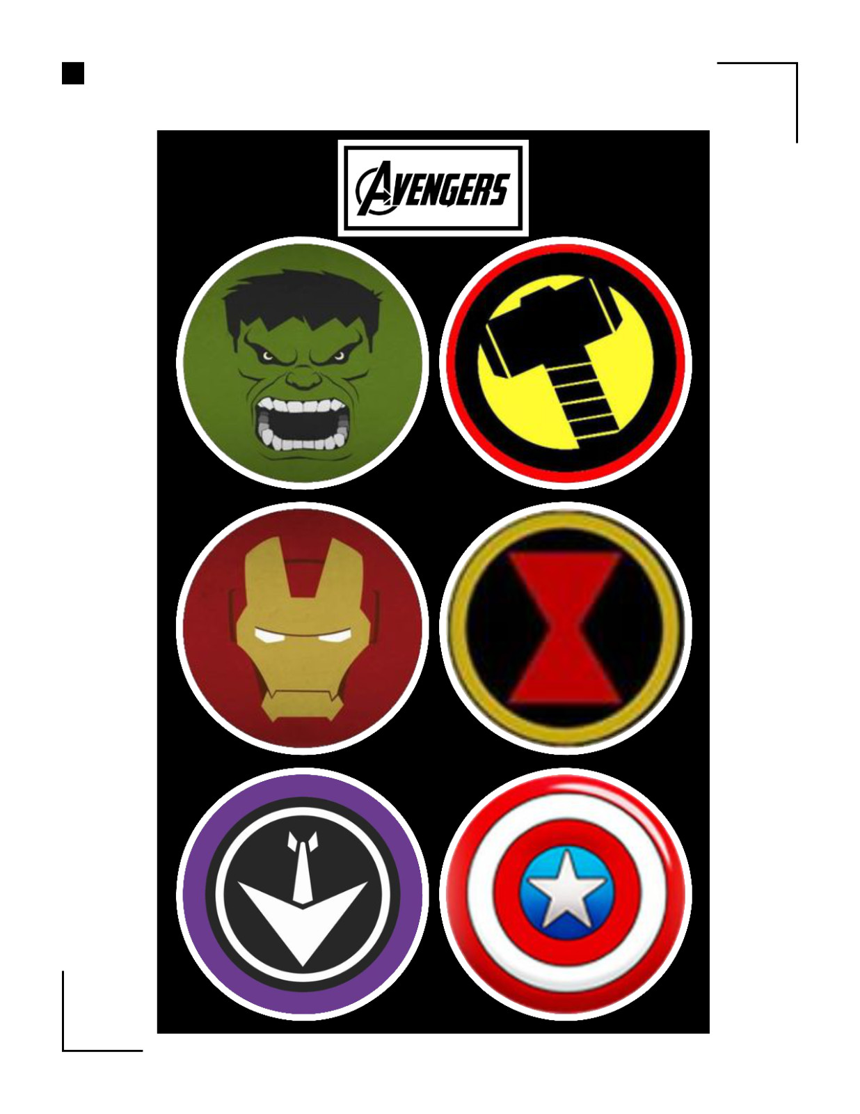 Avengers – Comic Book Logos – 2.5″ Vinyl Decal/Sticker Car Window Cooler Laptop