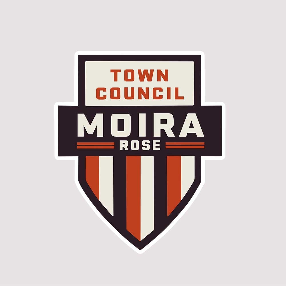 Schitts Creek Sticker: Moira For Town Council – Moira Rose Funny