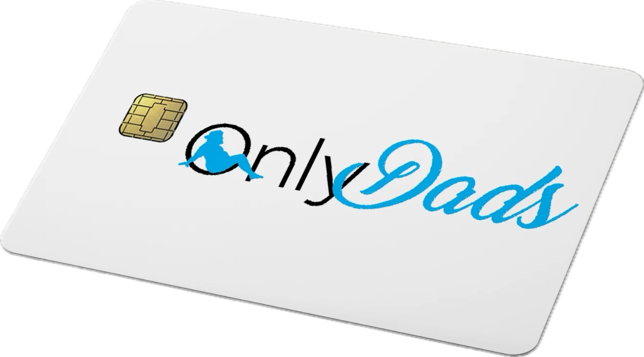 Funny ‘Only Dads’ Sticker (4-Pack) | Dad Life Parody | Credit Card Skin Gift