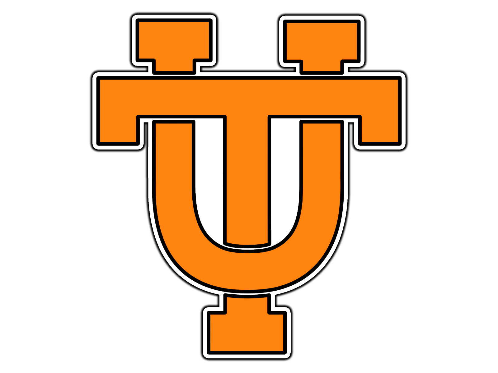#409 Tennessee Vols Logo #1 Waterproof Vinyl Sticker Decal Die-Cut