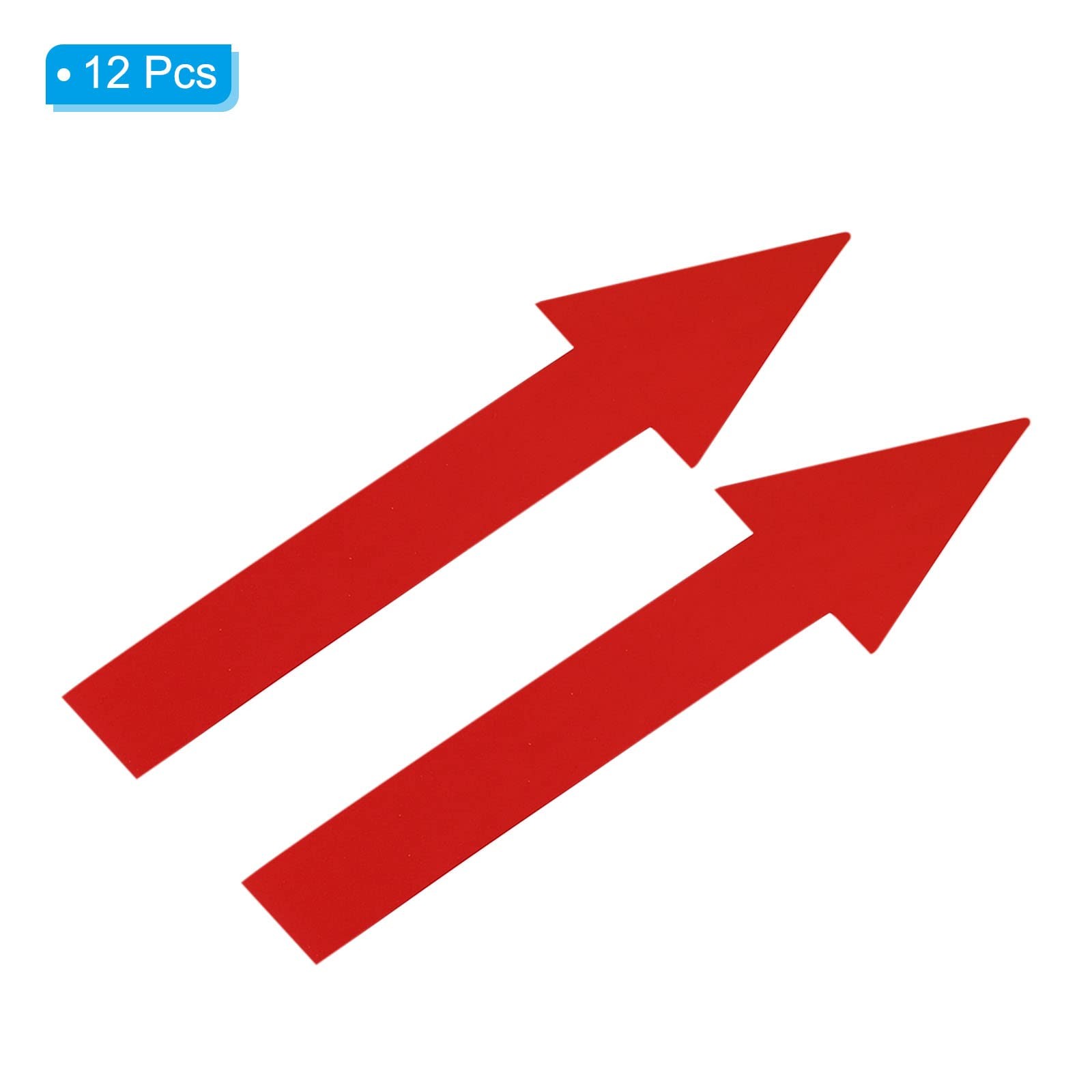 6″x2″ Arrow Sticker, 12 Pack PVC Removable Adhesive Waterproof Floor Decal Wa…