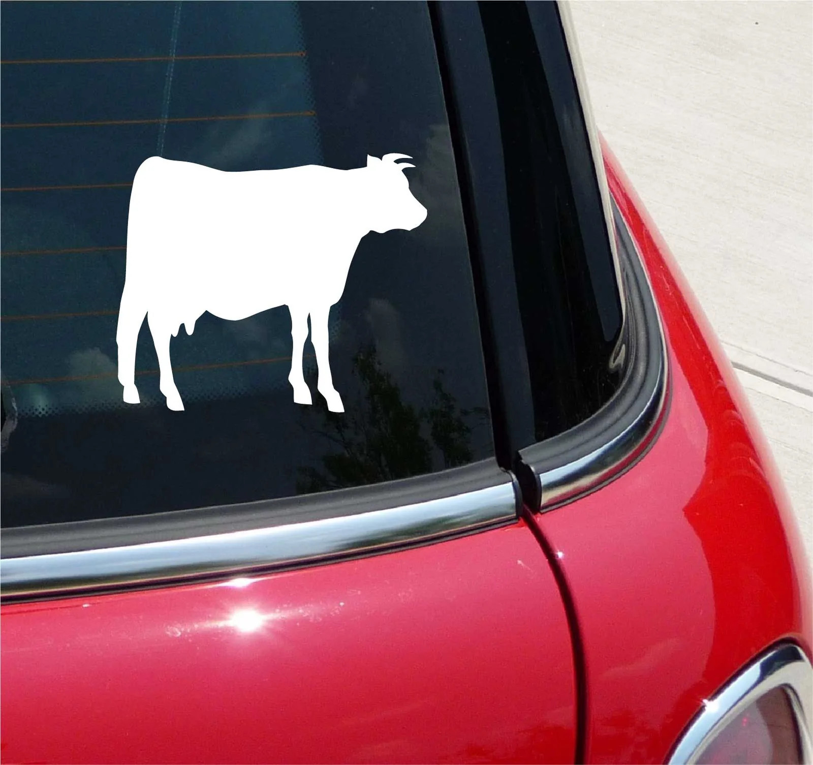 COW COWS CATTLE RANCH BRAND DAIRY GRAPHIC DECAL STICKER ART CAR WALL DECOR