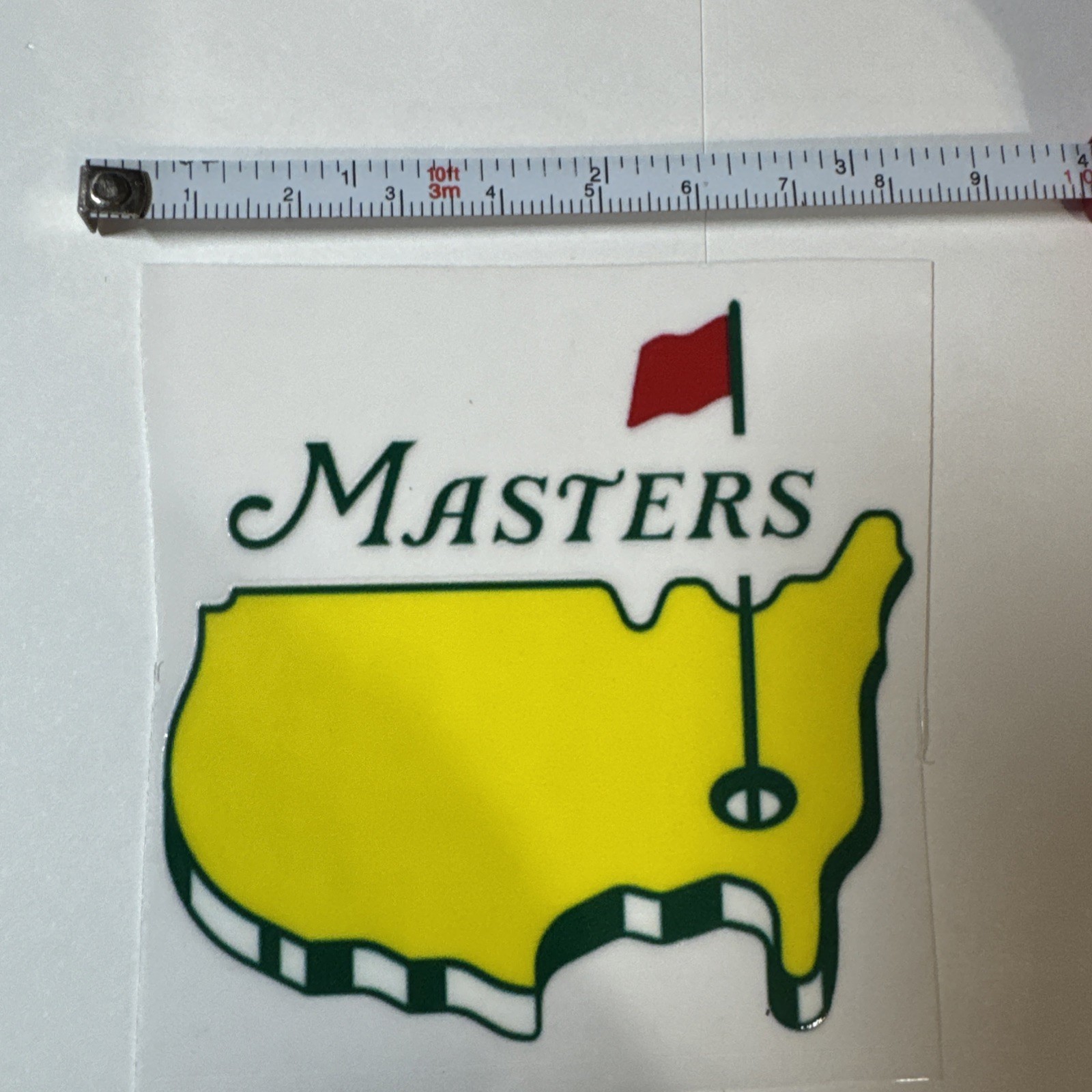 Masters Golf Logo Self-adhesive Vinyl Decal/Sticker (4″ height)
