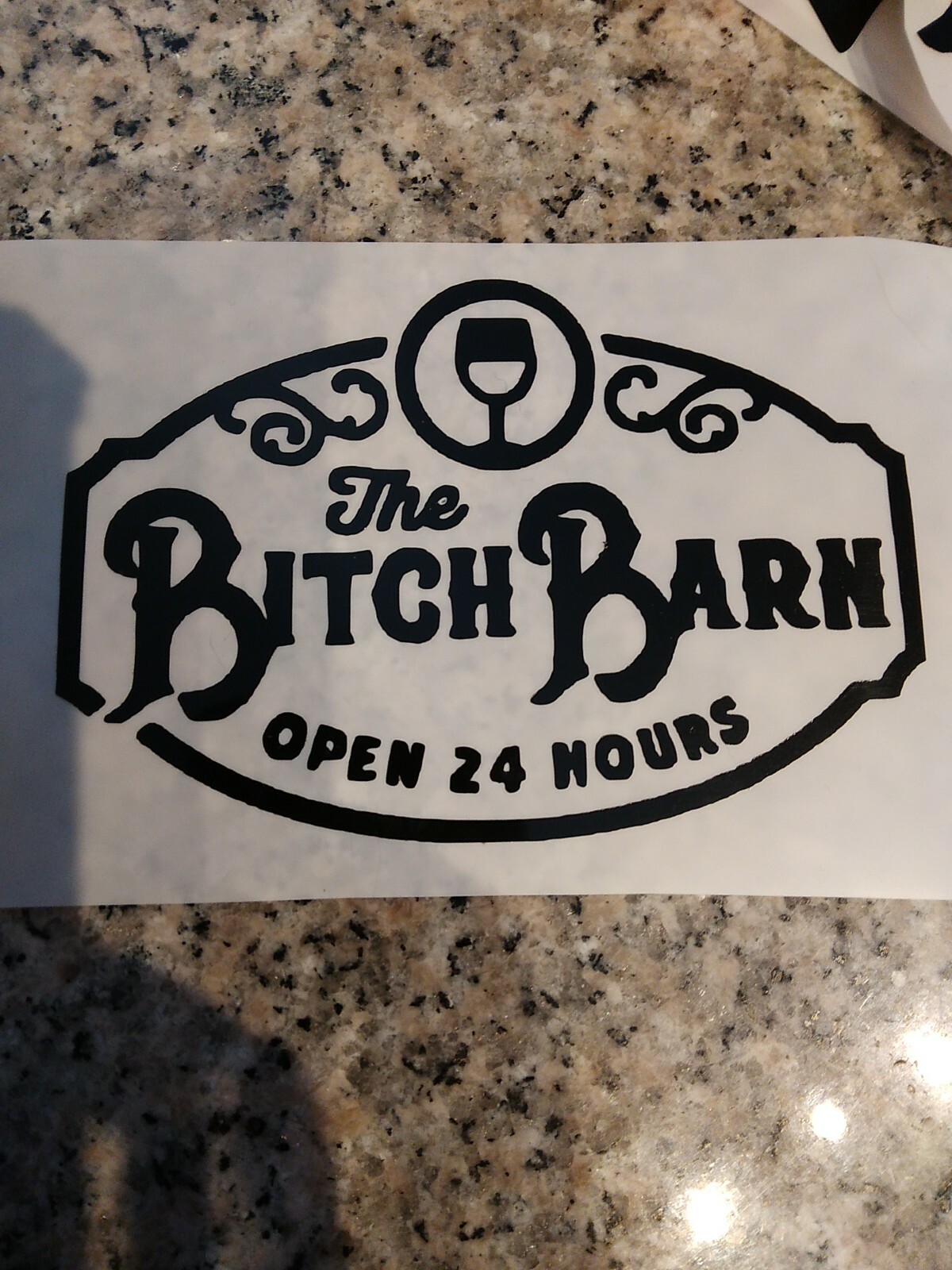 Bitch Barn Decal