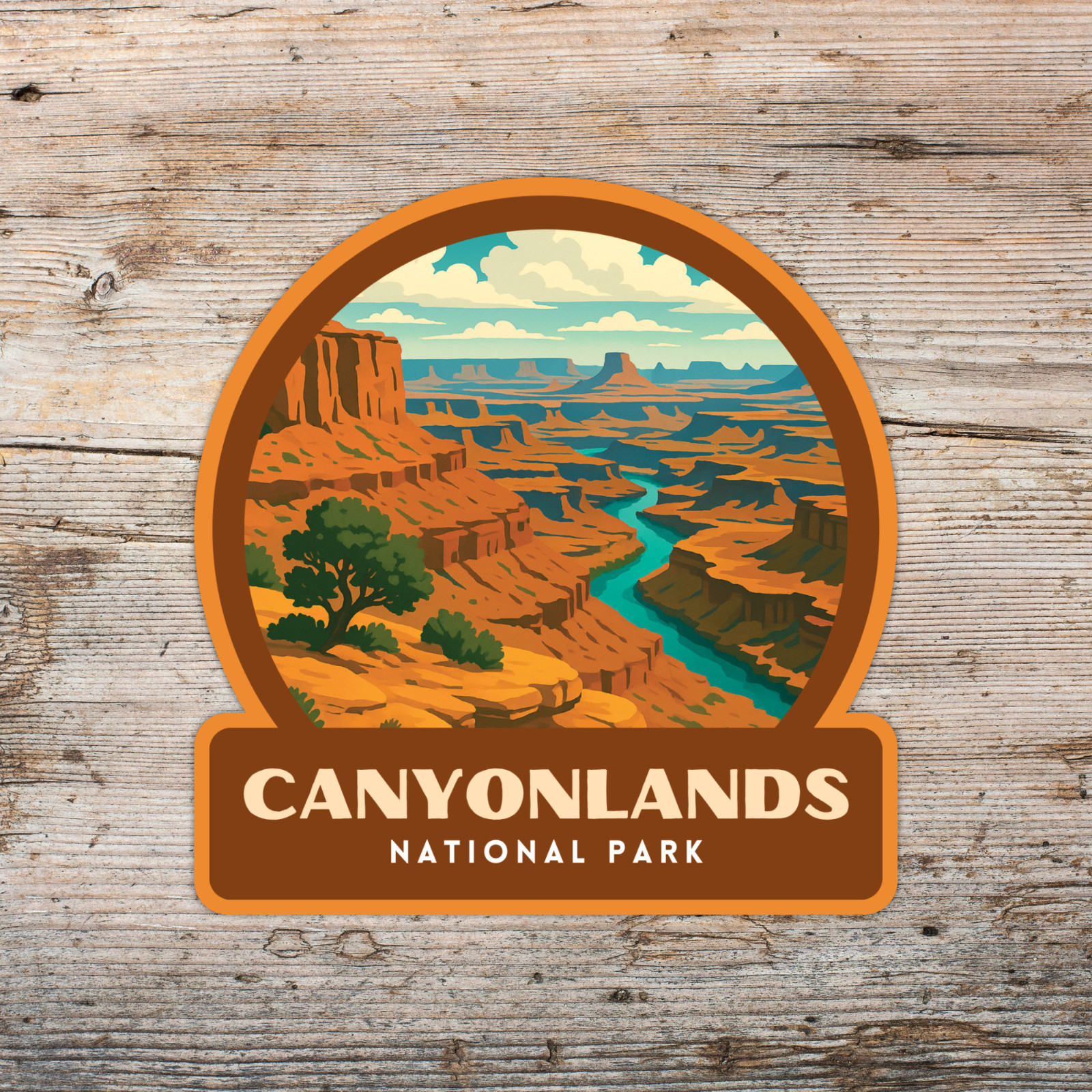 Canyonlands National Park Sticker Vinyl Decal Laptop Water Bottle Cooler