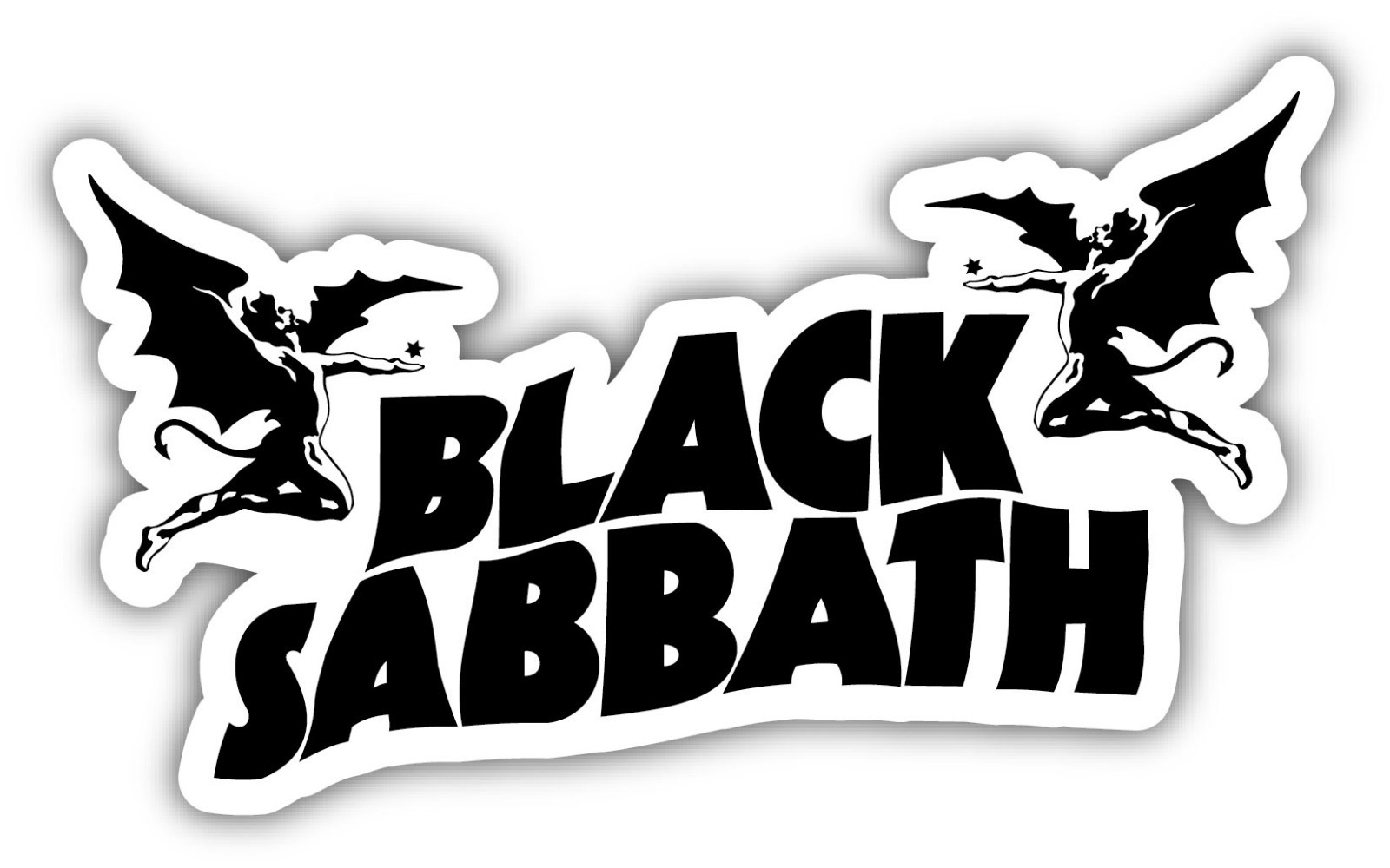 BLACK SABBATH Sticker Decal *3 SIZES* Heavy Metal Vinyl Bumper Wall Angel Ozzy