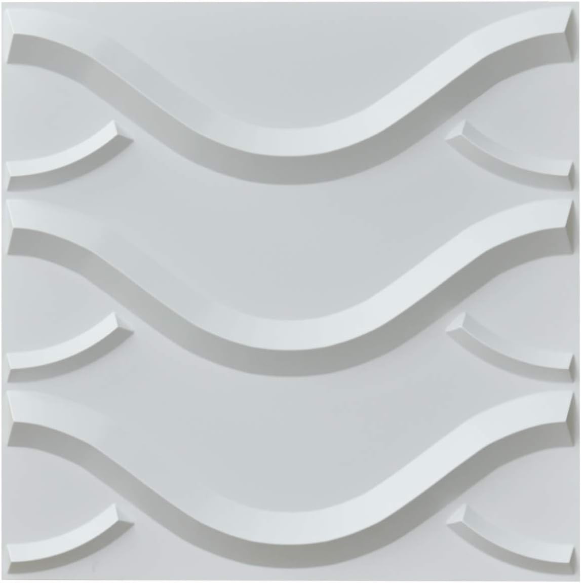 Decorative 3D Wall Panels 12 Pack 19.7″ x 19.7″ Creative Wall Panel Indoor