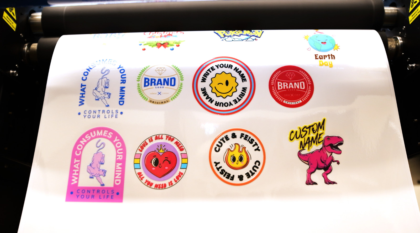 Custom UV DTF Transfer Stickers – Personalized Logo/Text/Image Decals