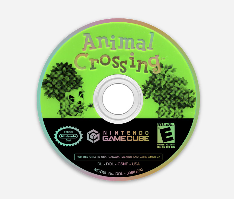 3″ Animal Crossing STICKER Gamecube Disc Decal KK Slider Tom Nook Isabelle