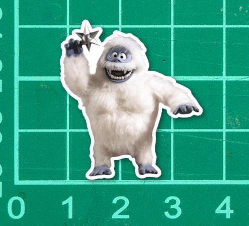 Abominable Snowman Rudolph Sticker