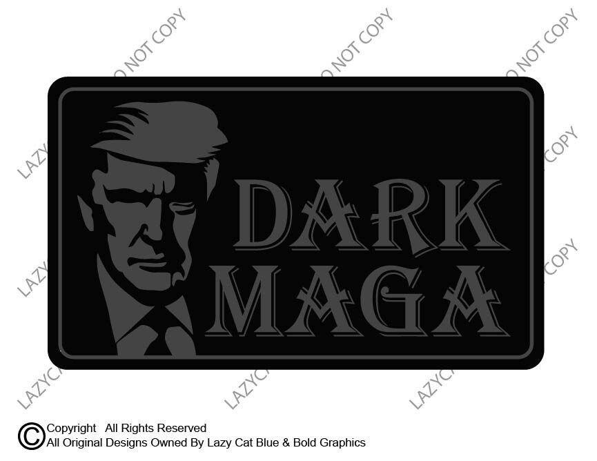 Dark MAGA Decal Sticker Trump Vance Make America Great 2024 Election Vote Winner