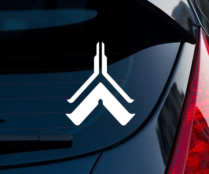 Narmer Warframe Matte White Indoor/Outdoor Vinyl Decal 3″x2.5″