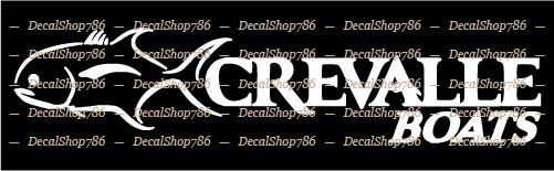Crevalle Boats – Outdoor Sports – Vinyl Die-Cut Peel N’ Stick Decals/Stickers