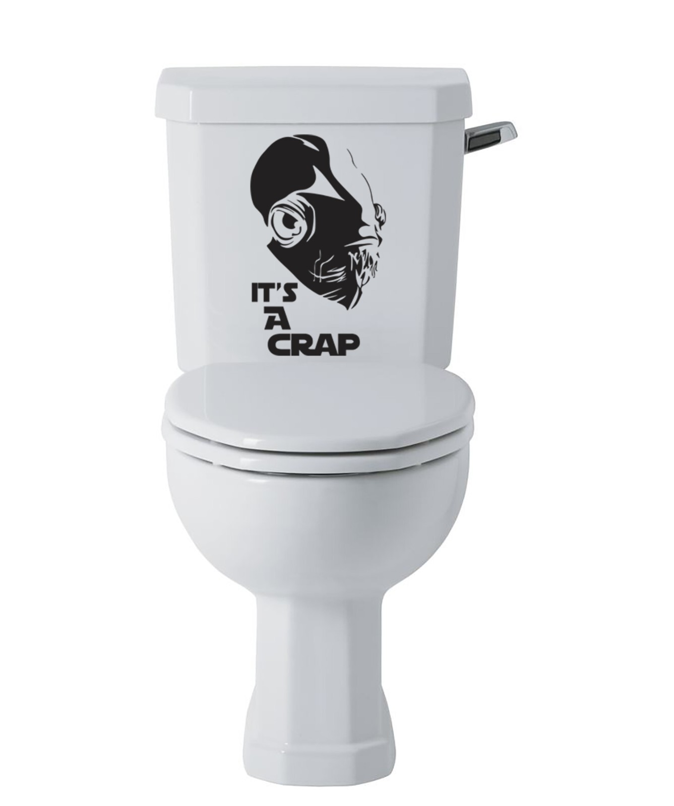 It’s A Crap Toilet Lid Star Wars Inspired Vinyl Decal Sticker