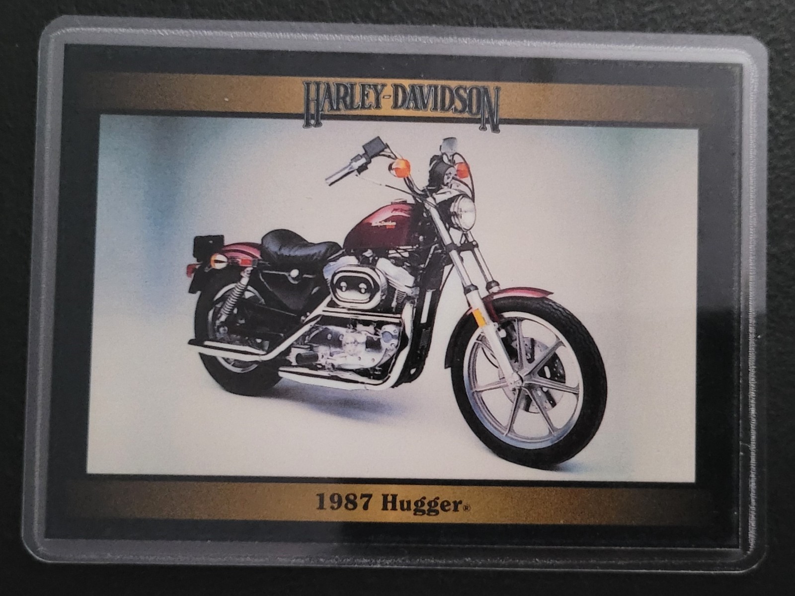 Vintage Harley-Davidson Collectible Card Fridge/Locker/Cabinet Laminated Magnets