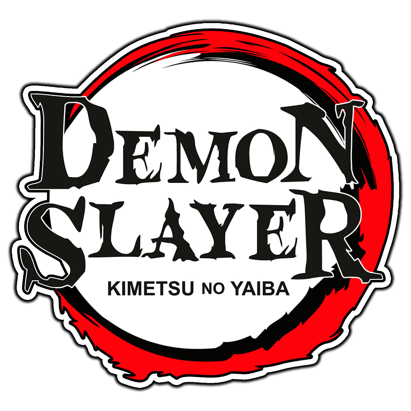 Demon Slayer Logo #1 Sticker Waterproof Vinyl Decal Die-Cut Laptop Car