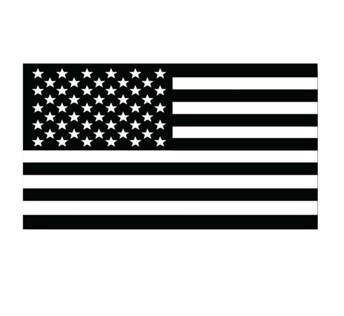 12 PACK! Reflective 3×5 American Flag Stickers, Set of 3″ x 5″ USA Decals Labels