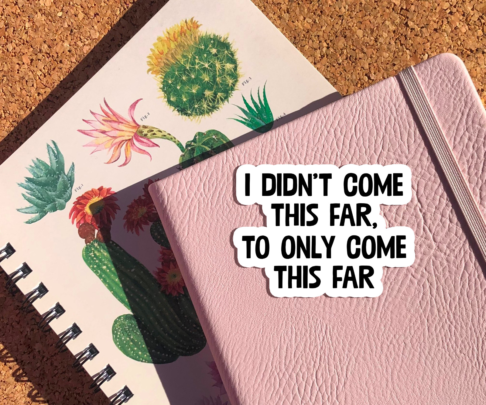 I Didn’t Come This Far to Only Come This Far Vinyl Sticker – Motivational Decal