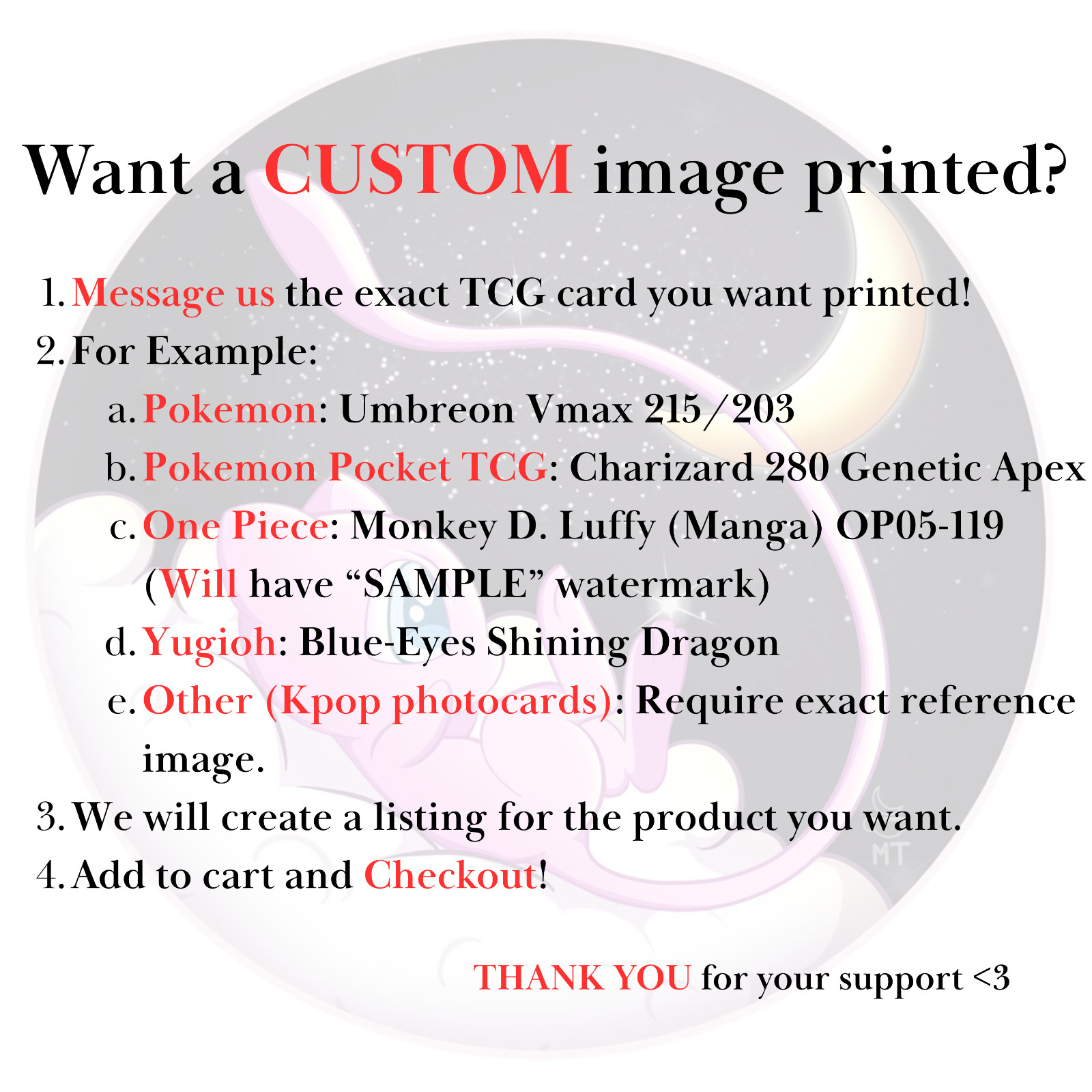 Custom Glossy Yugioh Credit Card Sticker/Cover Decals/High Quality Print