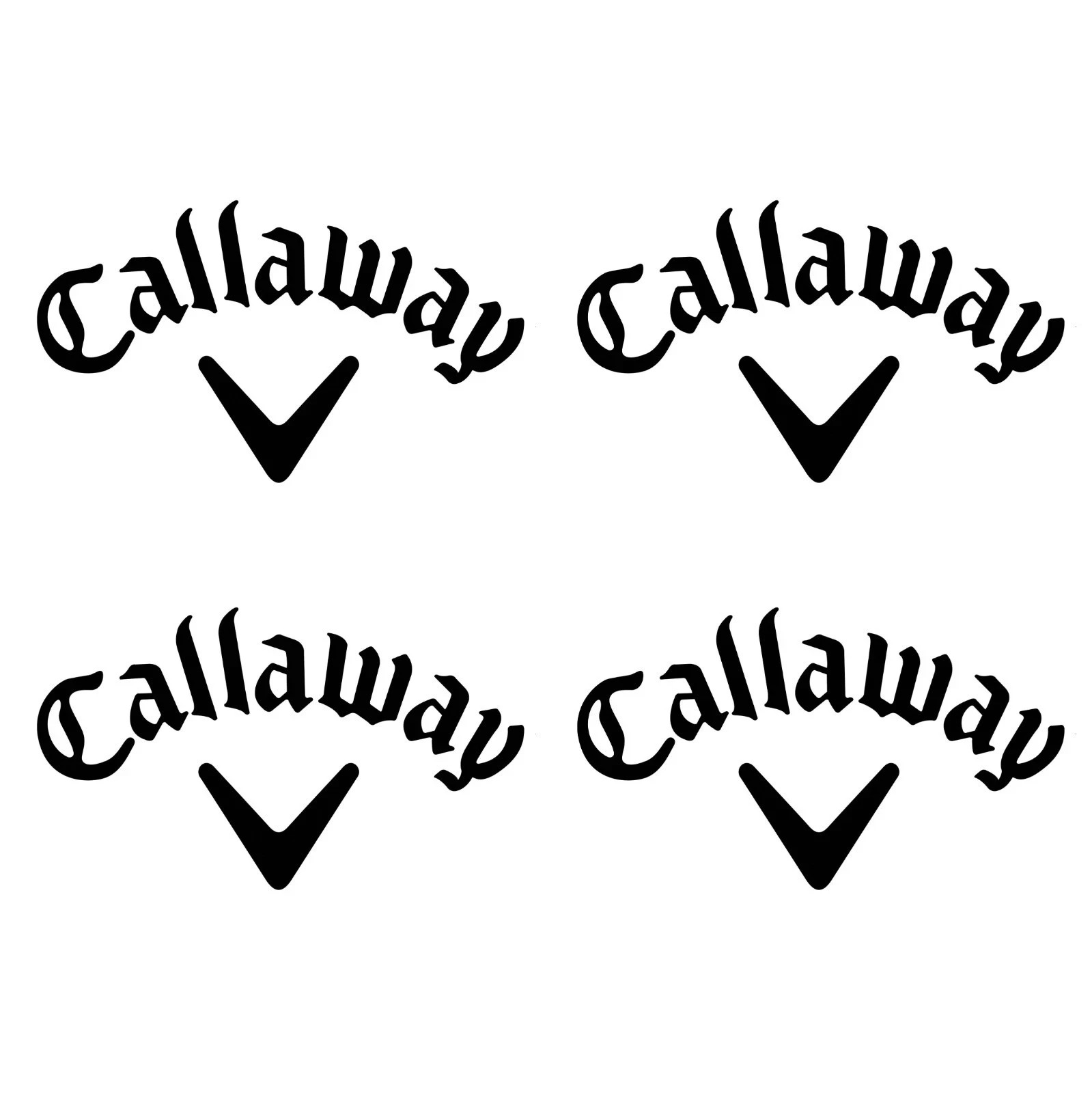 Callaway Golf Sticker Callaway Decal for Car, Window, Golf Cart – Any Size