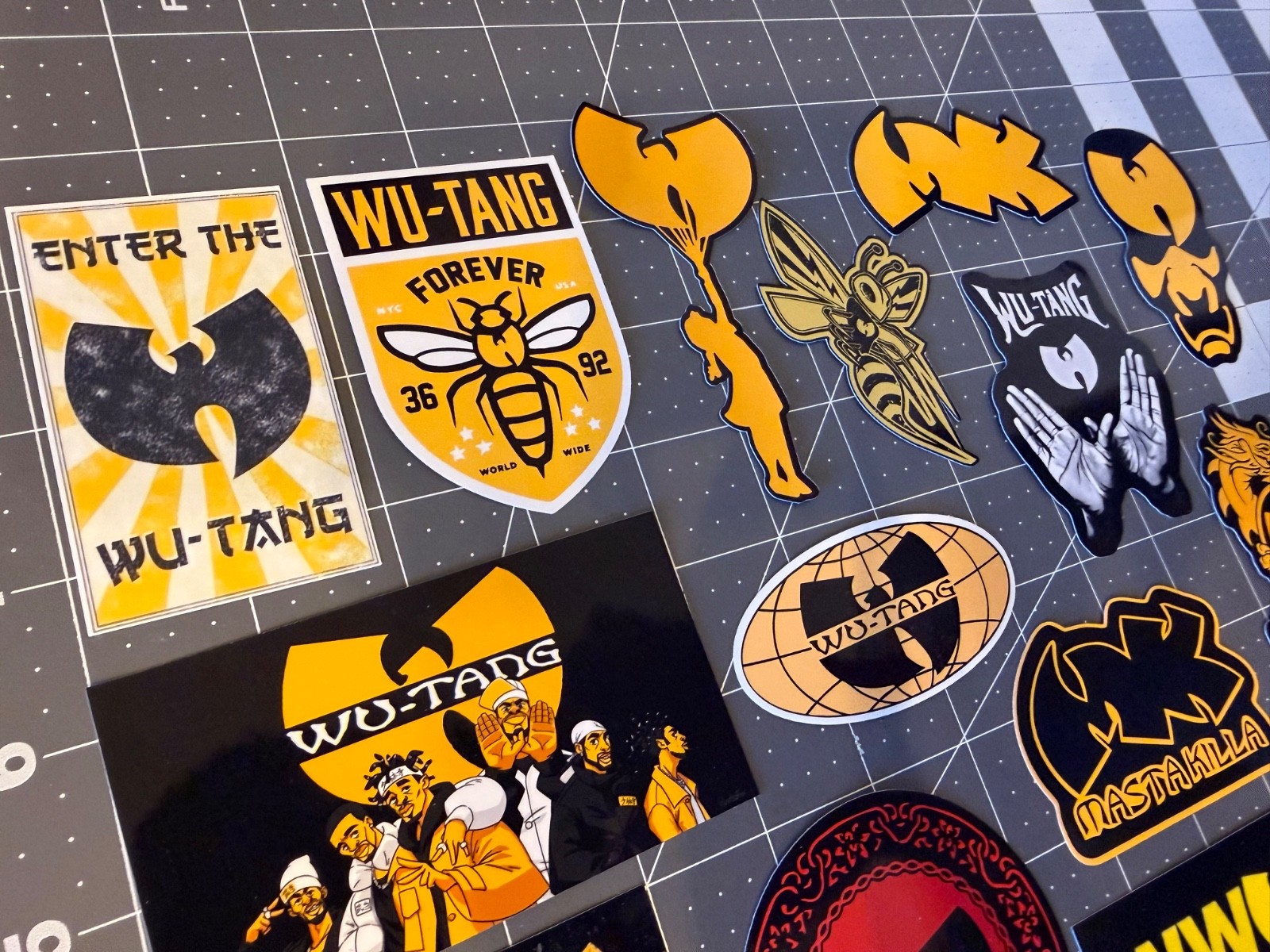 Wu Tang Clan Stickers Multiple Options Available, Pick One