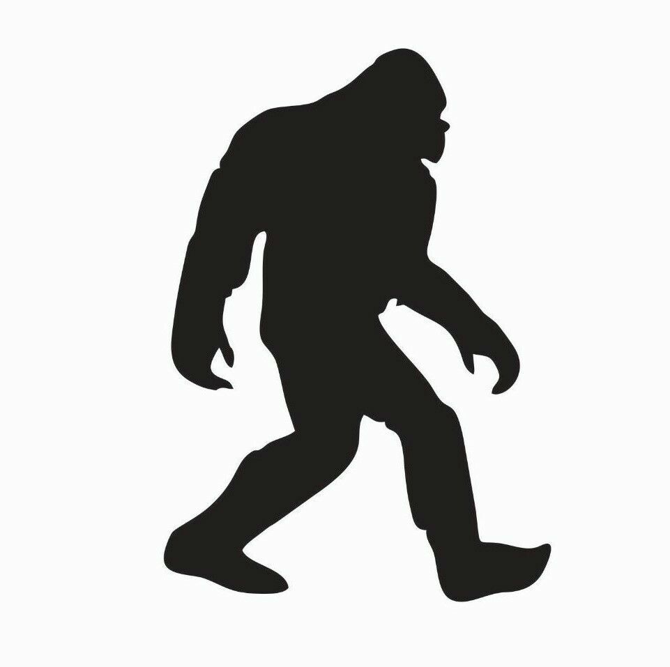 Bigfoot Sasquatch Vinyl Die Cut Car Decal Sticker — FREE SHIPPING-