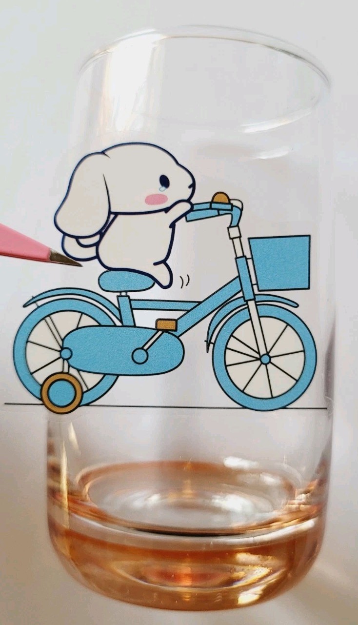 CINNAMOROLL TRANSLUCENT/ CLEAR WATERPROOF STICKERS SET OF 1O DECAL DECORATION