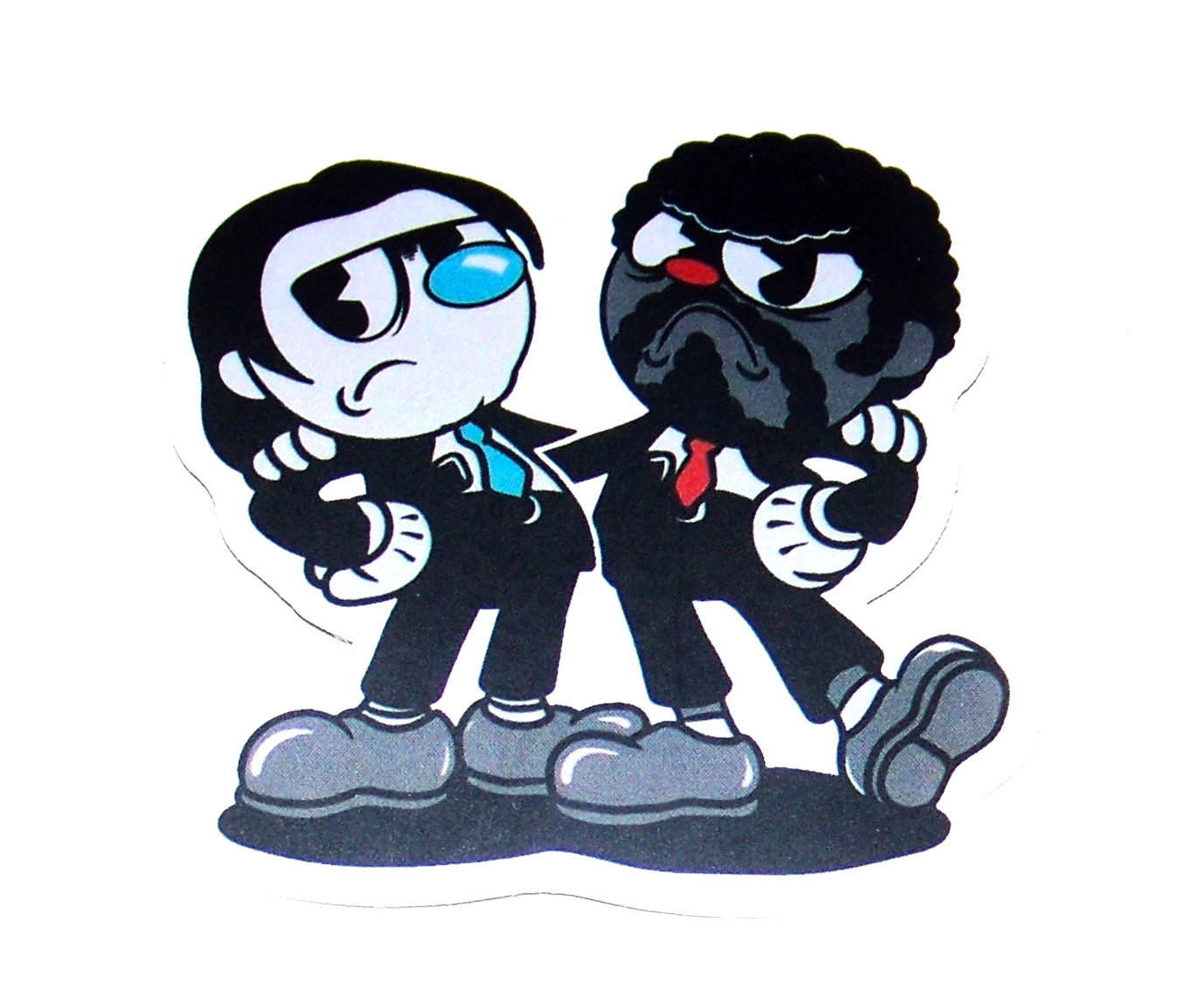 Pulp Fiction Jules & Vincent Cut Sticker Decal Movie Tarantino Film PULP FICTION