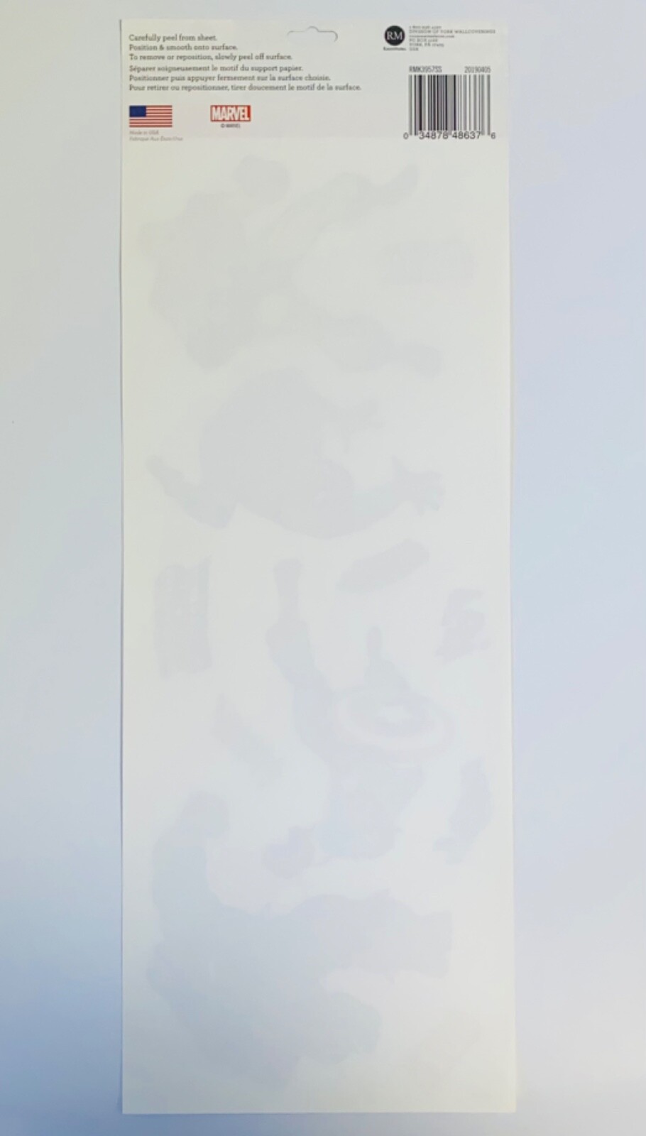 Marvel Comics SUPER HERO 11 Sticker Wall Decals SPIDER-MAN Iron Man HULK Captain