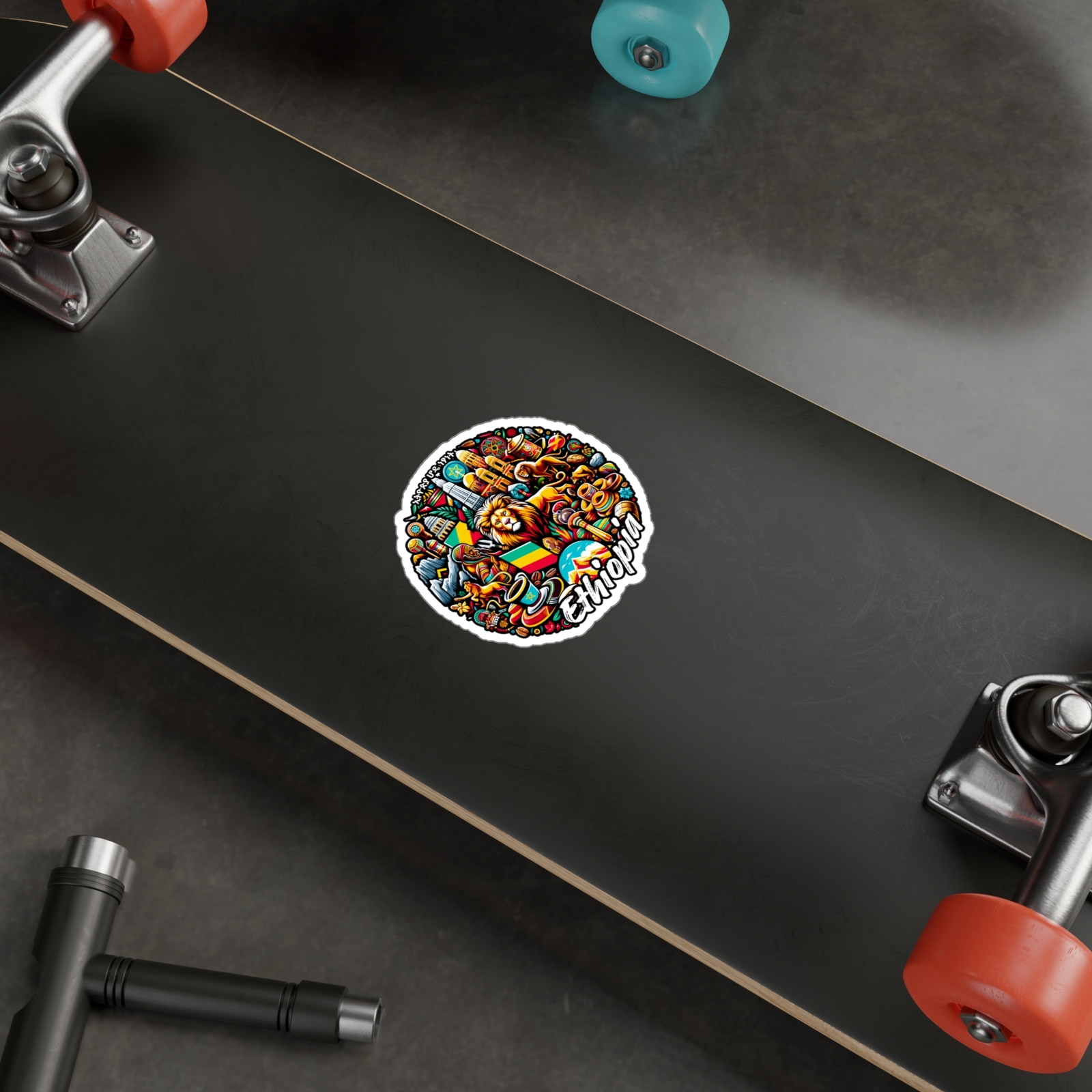 Ethiopia hode netsanet Vinyl Decals / Stickers (Kiss-Cut)