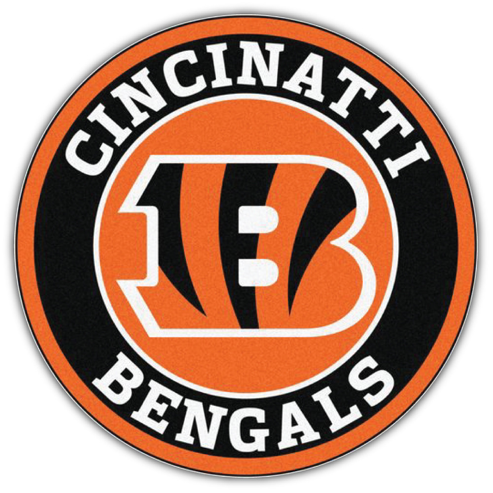 Cincinnati Bengals NFL Round Car Bumper Sticker Decal- 3” or 5”