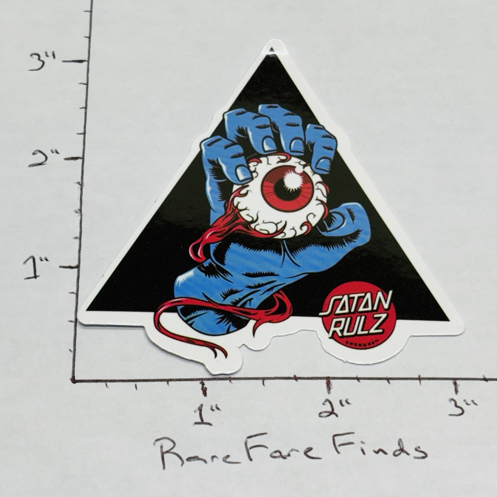 NEW‼ Satan Rulz Santa Cruz Skateboard Laptop Vinyl Decal Sticker • w/ Tracking‼